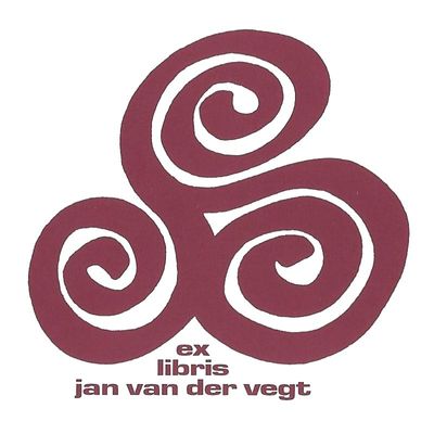 Ex Libris boekmerk Jan van der Vegt